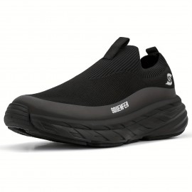 Men's Running Shoes Slip-on Sneakers - Athletic Shoes - Lightweight And Breathable Walking Shoes