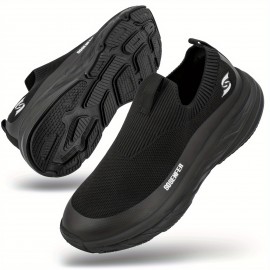 Men's Running Shoes Slip-on Sneakers - Athletic Shoes - Lightweight And Breathable Walking Shoes