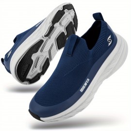 Men's Running Shoes Slip-on Sneakers - Athletic Shoes - Lightweight And Breathable Walking Shoes