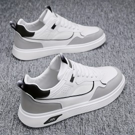 Men's Skate Shoes With Good Grip, Lace-up Sneakers, Men's Footwear