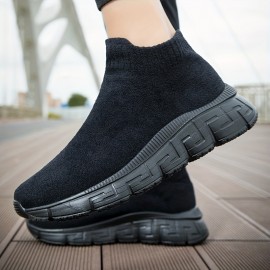 Men's Sock Shoes Slip-on Sneakers - Athletic Shoes - Lightweight And Breathable Walking Shoes