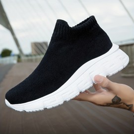 Men's Sock Shoes Slip-on Sneakers - Athletic Shoes - Lightweight And Breathable Walking Shoes