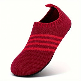 Men Women House Sock Shoes, Lightweight Comfortable Indoor Slippers