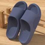 Oversized Men's Slippers Eva, With A Thick  Soft Sole That Feels Like Stepping On Sponge In Summer For Relax, Indoor Home Odor Resistant Sandals For Bathroom, Non Slip Exterior Sandals For Men's Beach