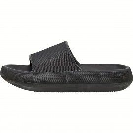 Men's Solid Color EVA Slides, Casual Non Slip Slippers, Open Toe Shoes For Indoor Outdoor Beach Shower, Spring And Summer