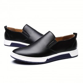 Men's Comfortable Slip-On Smart Casual Shoes, MInimalist Flat Loafers, Fathers Day Gifts