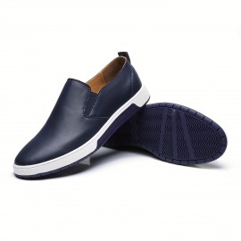 Men's Comfortable Slip-On Smart Casual Shoes, MInimalist Flat Loafers, Fathers Day Gifts