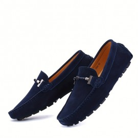 Men's Trendy Slip On Loafers, Casual Outdoor Walking Shoes