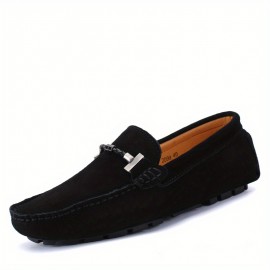 Men's Trendy Slip On Loafers, Casual Outdoor Walking Shoes