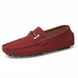 Men's Trendy Slip On Loafers, Casual Outdoor Walking Shoes