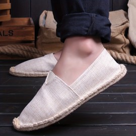 Men's Espadrilles Loafer Shoes, Casual Slip-on Shoes, Comfortable Walking Shoes