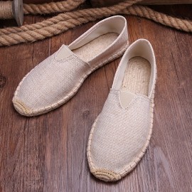 Men's Espadrilles Loafer Shoes, Casual Slip-on Shoes, Comfortable Walking Shoes