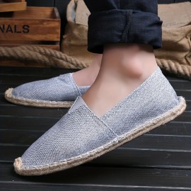 Men's Espadrilles Loafer Shoes, Casual Slip-on Shoes, Comfortable Walking Shoes