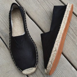 Men's Espadrilles Loafer Shoes, Casual Slip-on Shoes, Comfortable Walking Shoes