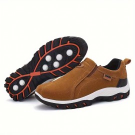 Men's Casual Sneakers, Breathable Non-slip Lightweight Slip-on Shoes For Outdoor Walking Running Driving, Spring And Autumn