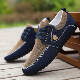 Men's Derby Shoes Sneakers, Casual Walking Shoes Lace-up Front Shoes For Men