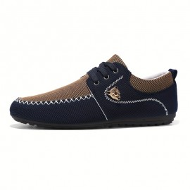 Men's Derby Shoes Sneakers, Casual Walking Shoes Lace-up Front Shoes For Men