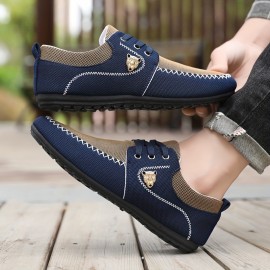 Men's Derby Shoes Sneakers, Casual Walking Shoes Lace-up Front Shoes For Men