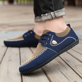 Men's Derby Shoes Sneakers, Casual Walking Shoes Lace-up Front Shoes For Men