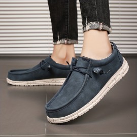 Men's Slip On Loafer Shoes, Breathable Lightweight Non-slip Canvas Shoes, Men's Sneakers, Spring And Summer