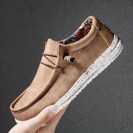 Men's Slip On Loafer Shoes, Breathable Lightweight Non-slip Canvas Shoes, Men's Sneakers, Spring And Summer