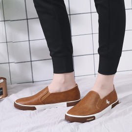 Men's Casual Loafers, Lightweight Anti-skid Slip On Shoes For Outdoor Daily Walking, Spring Summer And Autumn