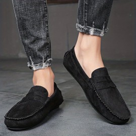 Men's Fashion Comfy Loafers, Wear-resistant Non-Slip Smart Casual Shoes