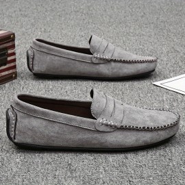 Men's Fashion Comfy Loafers, Wear-resistant Non-Slip Smart Casual Shoes