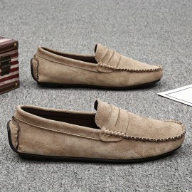 Men's Fashion Comfy Loafers, Wear-resistant Non-Slip Smart Casual Shoes