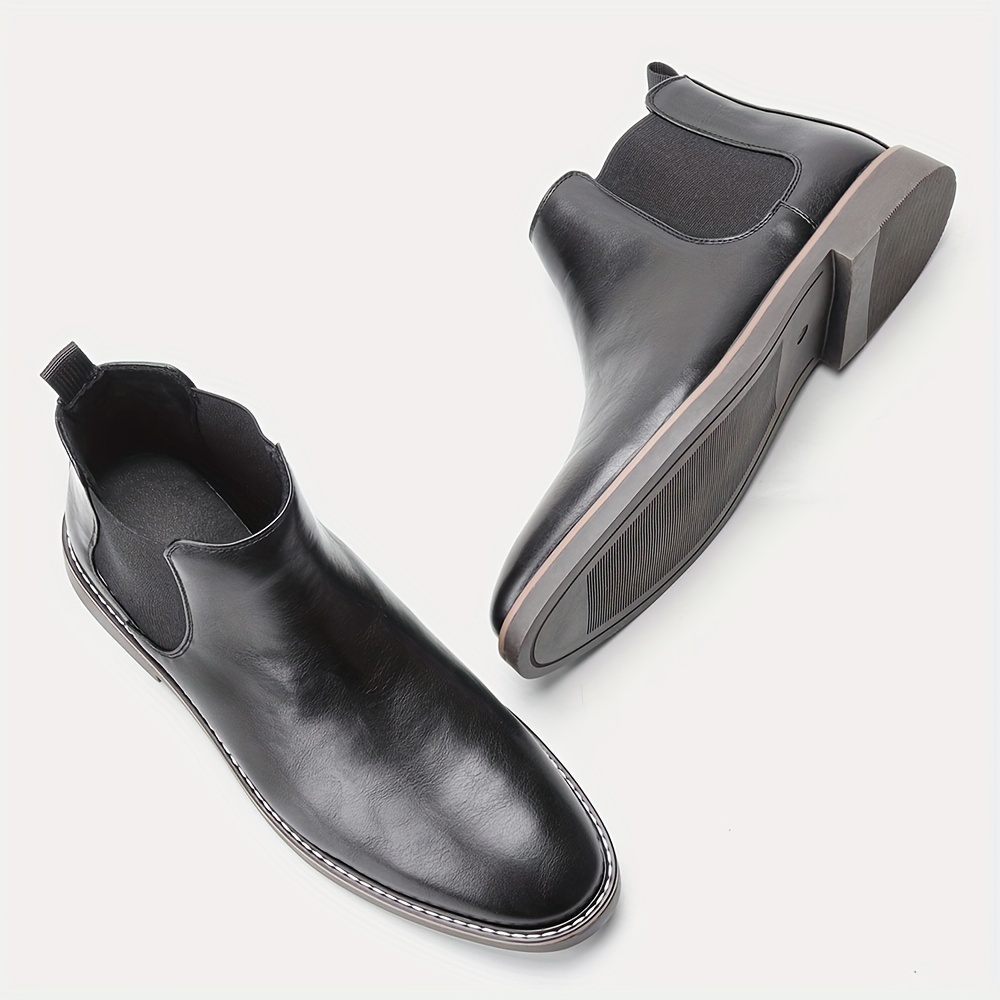 comfortable chelsea boots, mens comfortable chelsea boots casual walking shoes slip on boots details 8