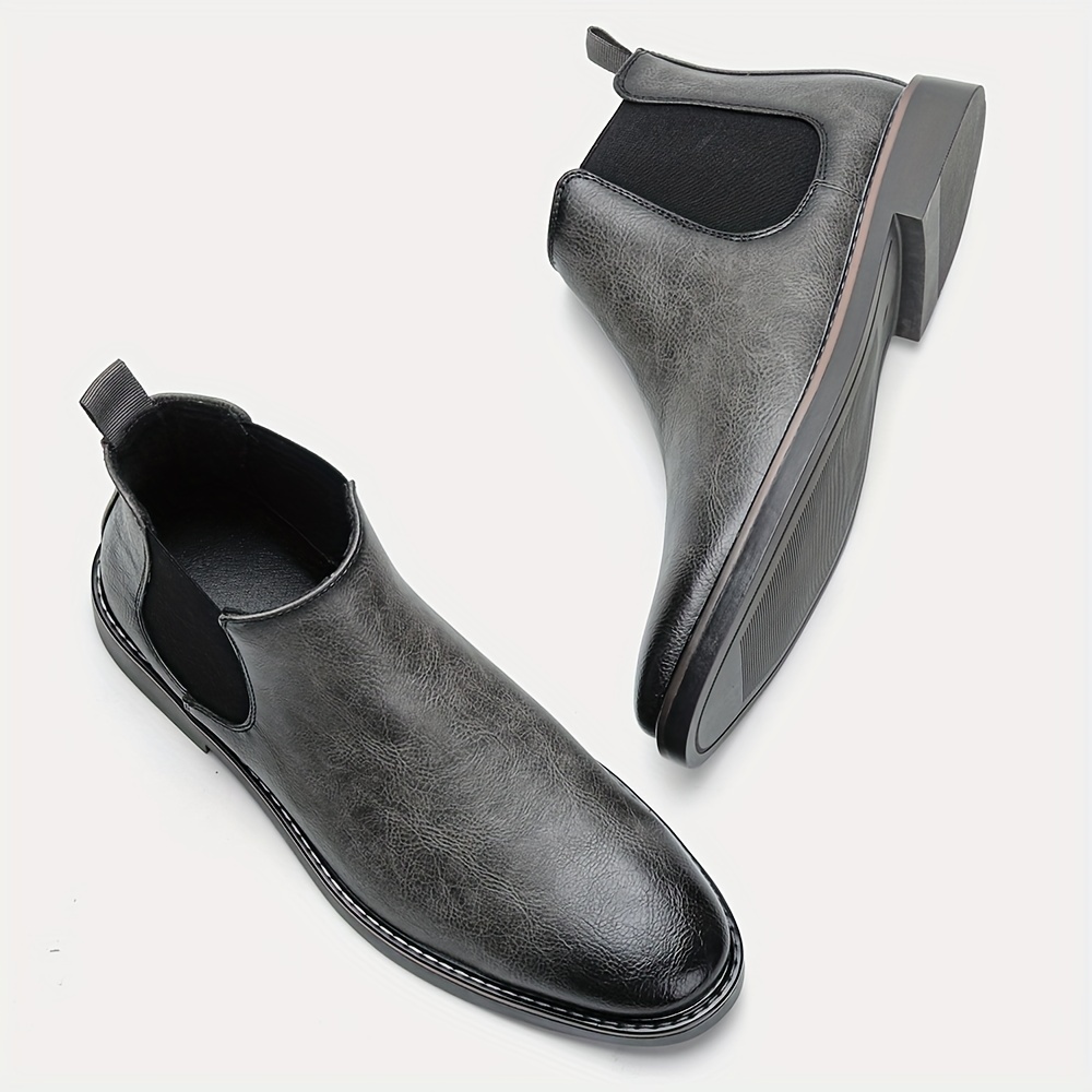 comfortable chelsea boots, mens comfortable chelsea boots casual walking shoes slip on boots details 9