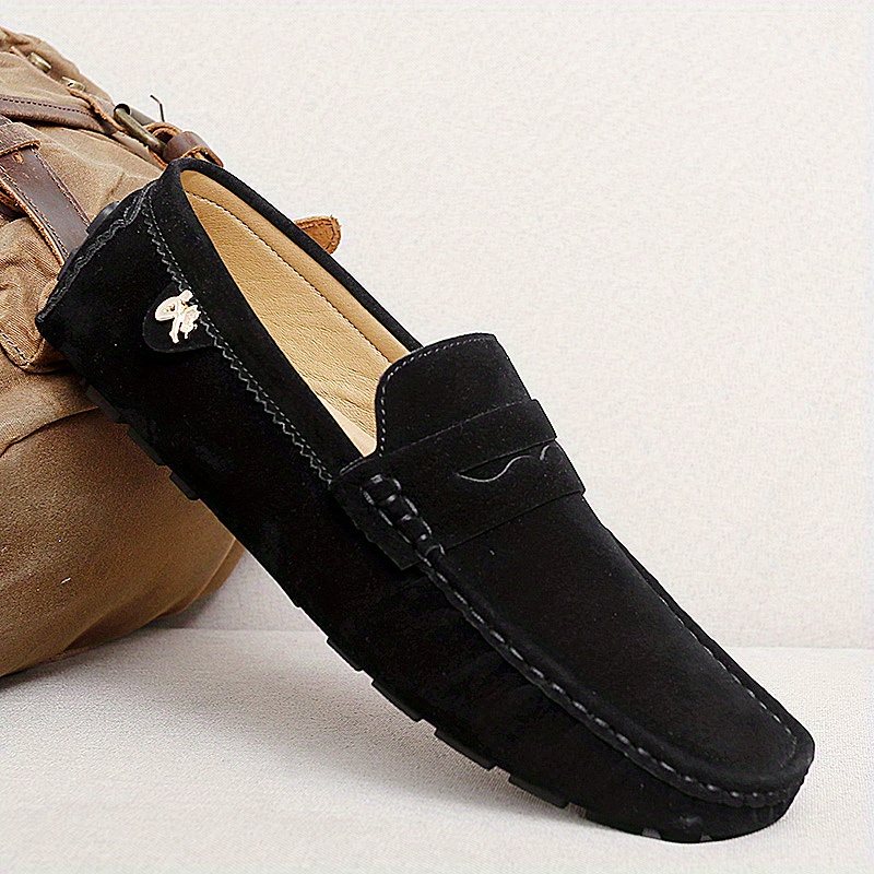 mens moccasins penny loafer shoes driving shoes comfy non slip slip on shoes mens footwear all seasons details 6