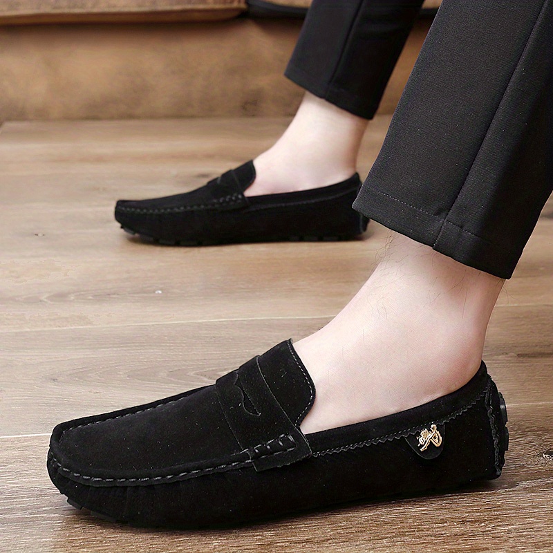 mens moccasins penny loafer shoes driving shoes comfy non slip slip on shoes mens footwear all seasons details 14