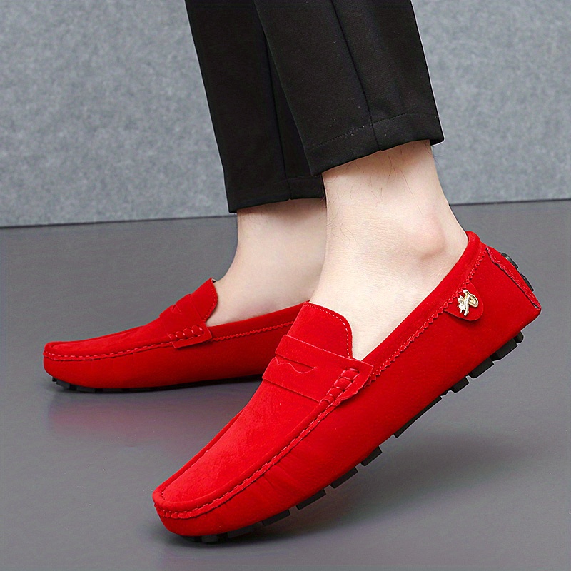 mens moccasins penny loafer shoes driving shoes comfy non slip slip on shoes mens footwear all seasons details 19