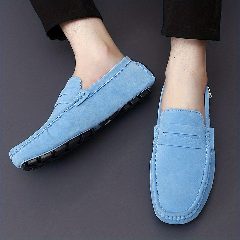 mens moccasins penny loafer shoes driving shoes comfy non slip slip on shoes mens footwear all seasons details 24