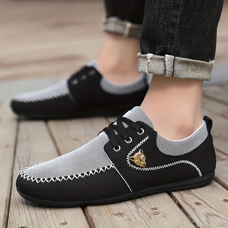 mens derby shoes sneakers casual walking shoes lace up front shoes for men details 3